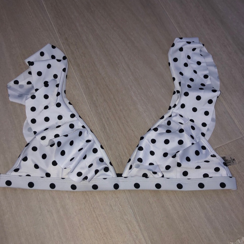polkadot bikini top